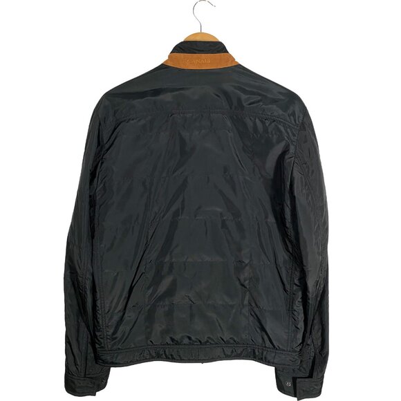 Canali Rain and Wind Tech Black Nylon Jacket - Picture 10 of 12